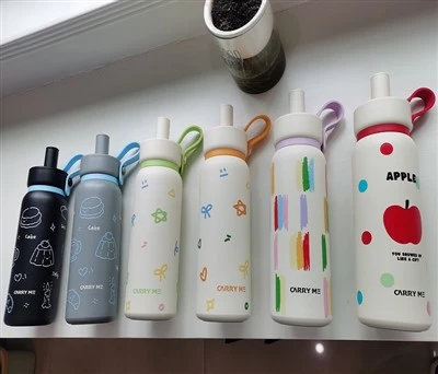 Insulated Sports Water Bottle With Straw