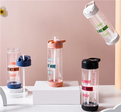 Simple Design Portable Bpa Free Plastic Water Bottle
