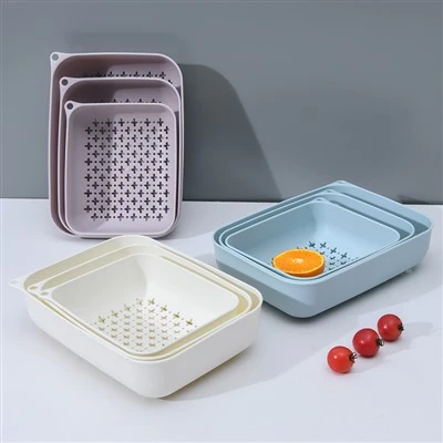 Plastic Colander Set Of 3
