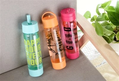 Plastic Water Bottle With Hidden Storage
