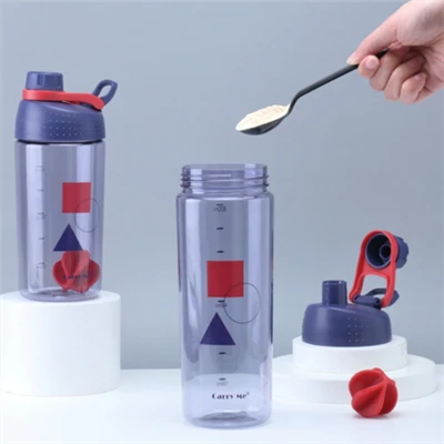 Plastic Protein Shaker Bottle BPA Free