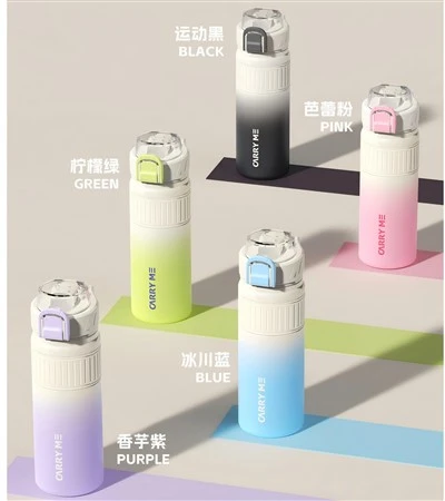 Thermal Water Bottle With Sports Cap