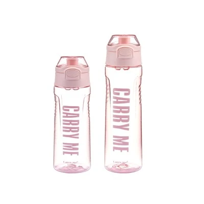 Clear Tritan Water Bottle With Portable Strap